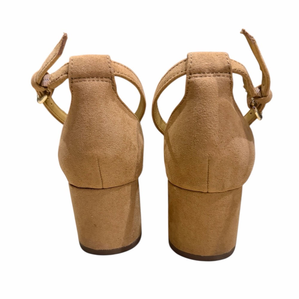 J. Crew‎ Beige Block Heel. - Picture 4 of 7